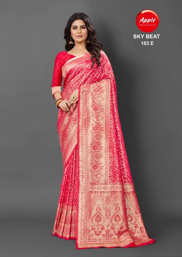 Apple Sky Beat 103 Festival Wear Silk Saree Collction